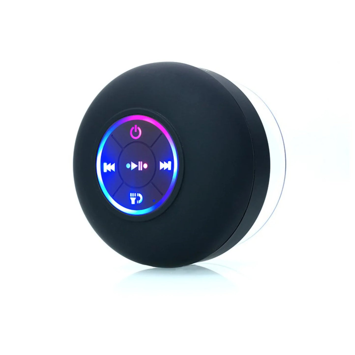 Mini Portable MINGCVIL Bluetooth Audio IPX4 Waterproof Led Lights Bathroom Outdoor Large Suction Cup Can Adsorbed Wall Speaker