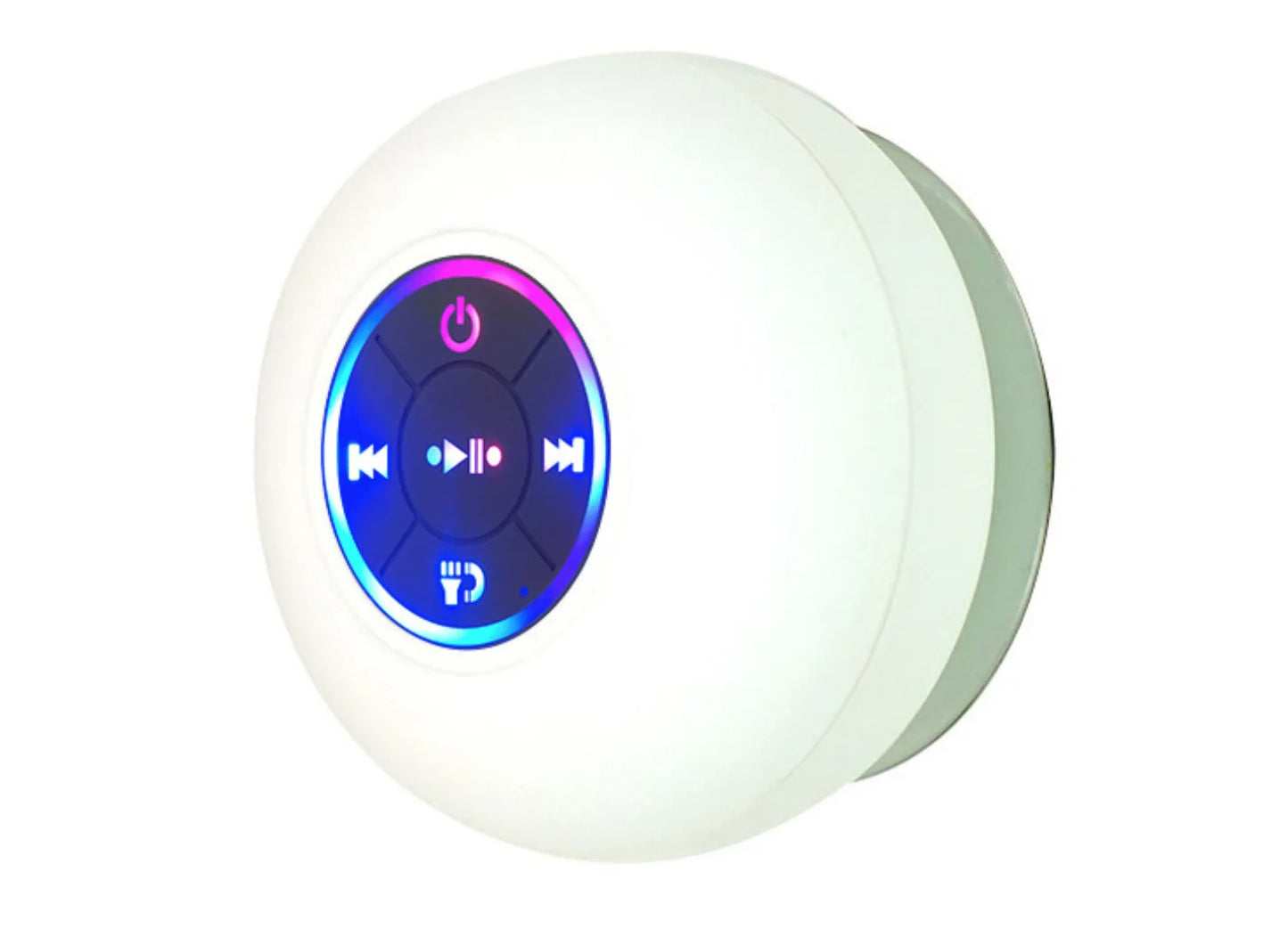 Mini Portable MINGCVIL Bluetooth Audio IPX4 Waterproof Led Lights Bathroom Outdoor Large Suction Cup Can Adsorbed Wall Speaker